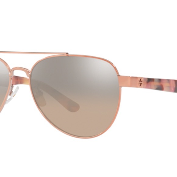 Tory Burch Pink Aviator Sunglasses - Picture 3 of 3